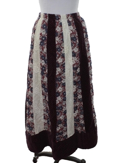 1980's Womens Hippie Skirt