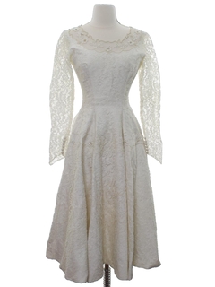 1950's Womens Wedding Dress