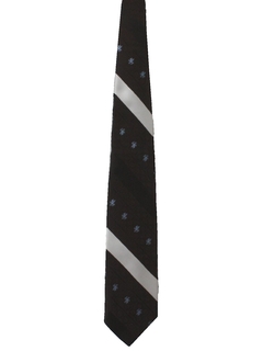 1970's Mens Wide Diagonal Disco Necktie