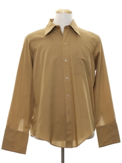 1960's Mens Mod French Cuff Shirt