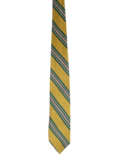 1960's Mens Diagonal Striped Necktie