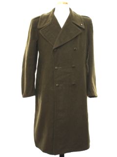 1930's Mens WW2 British RAF Airforce Wool Military Jacket