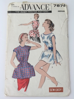 1950's Womens Apron Pattern