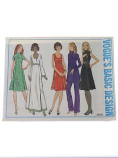 1970's Womens Designer Pattern*