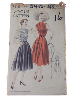 1950's Womens Pattern