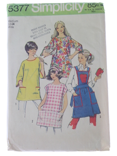 1970's Womens Apron Pattern