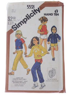 1980's Unisex/Childs Pattern