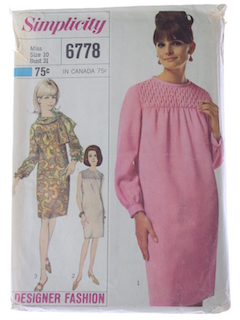 1960's Womens Pattern