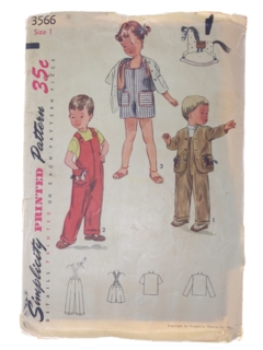 1950's Unisex/Childs Pattern