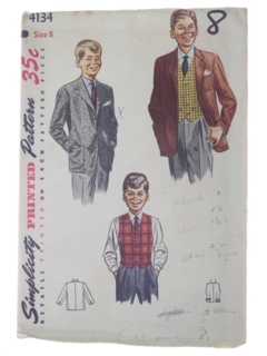 1950's Mens/Boys Pattern