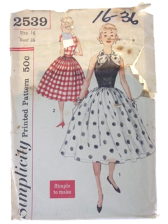 1960's Womens Pattern