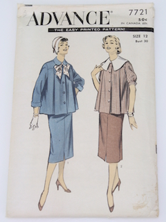 1950's Womens Maternity Pattern