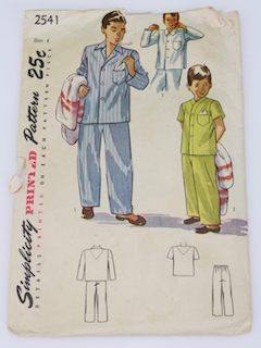 1950's Mens/Boys Pattern