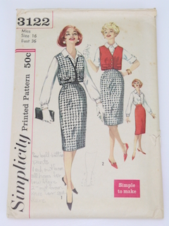 1950's Womens Pattern