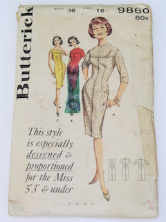 1960's Womens Pattern