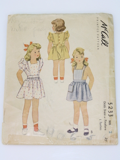 1950's Womens/Childs Pattern