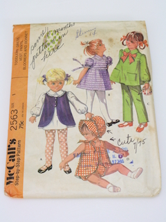 1970's Womens/Childs Pattern