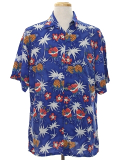 1980's Mens Totally 80s Hawaiian Shirt