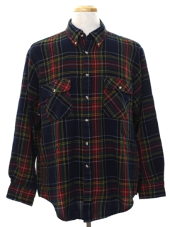 1980's Mens Flannel Shirt