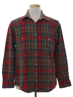 1980's Mens Flannel Shirt