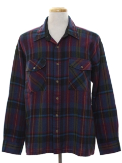 1980's Mens Flannel Shirt