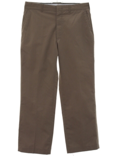 1980's Mens Flat Front Slacks Pants