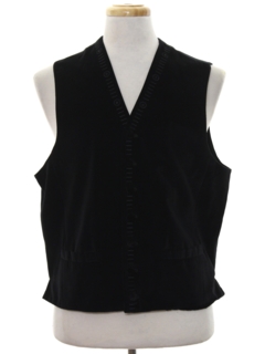 1990's Mens Formal Tuxedo Style Vest