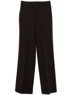 1980's Womens Dark Brown Knit Pants