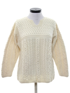 1980's Womens Cable Knit Sweater