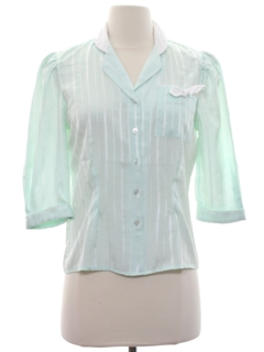 1980's Womens Totally 80s Secretary Shirt