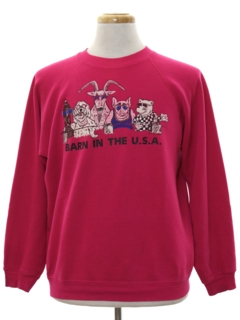 1980's Unisex Totally 80s Cheesy Sweatshirt