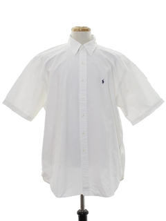 1980's Mens Polo by Ralph Lauren Ivy League Designer Shirt