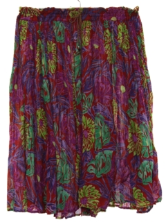 1990's Womens Wicked 90s Broomstick Skirt