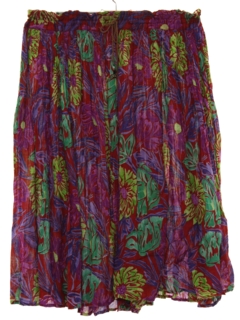 1990's Womens Wicked 90s Broomstick Skirt
