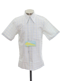 1970's Mens Mod Sport Shirt