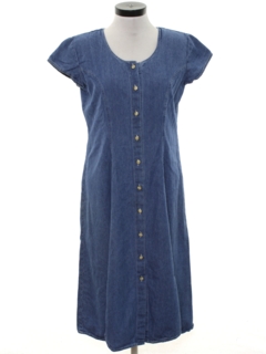 1980's Womens Denim Dress