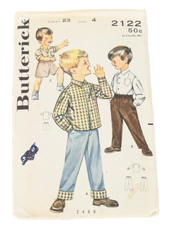 1950's Mens/Childs Pattern