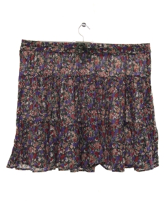 1990's Womens Hippie Broomstick Skirt