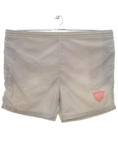 1980's Mens Totally 80s Swim Shorts