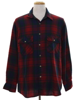 1980's Mens Flannel Shirt