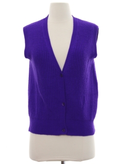 1980's Womens Sweater Vest