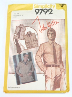 1980's Mens Pattern