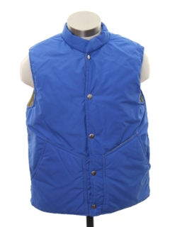 1980's Mens Nylon Ski Vest Jacket