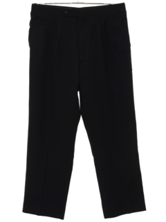 1980's Mens Black Tuxedo Pants