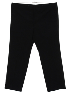 1980's Mens Black Tuxedo Pants