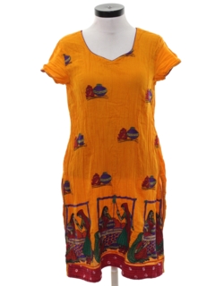 1980's Womens Hippie Dress