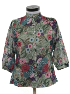 Womens floral Vintage shirts. Authentic vintage Floral shirts at ...