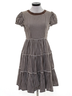 1960's Womens Square Dance Dress