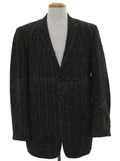 1950's Mens Wool Blazer Sport Coat Jacket