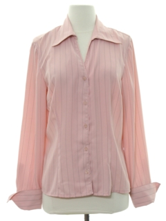 1980's Womens Totally 80s Secretary Shirt